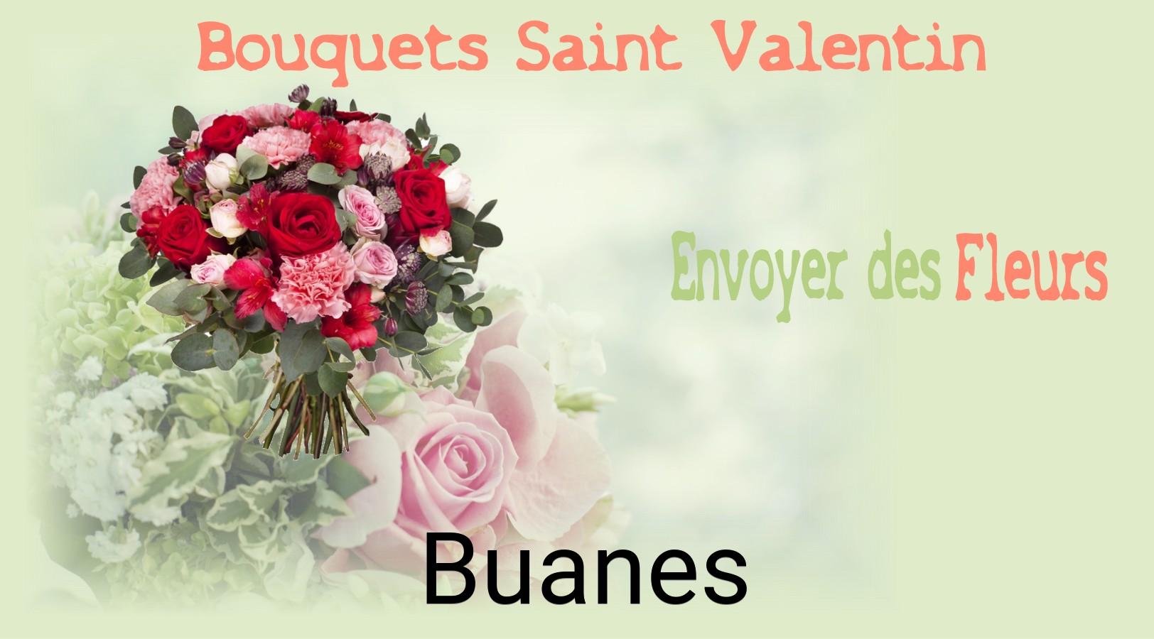Roses de Saint-Valentin livrées à Buanes